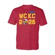 WCKC 2026 logo Adult Short Sleeve Dri-fit tee - Red