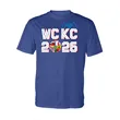 WCKC 2026 logo Adult Short Sleeve Dri-fit tee - Royal Blue