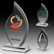 Multi-Faceted Acrylic Flame Award