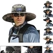 Outdoor Wide Brim Fishing Solar Fan Hat