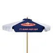 7' Wood Market Umbrella Kit With Valance (2 Imprints)