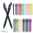 Plastic Click Action Rubber Coated Gel Pen