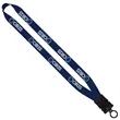 3/4" RPET Dye Sublimated Waffle Weave Lanyard w/Snap-Buckle