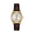 Citizen Women's Corso Brown Leather Strap Watch