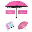 3-Fold Hydrochromic Flower Reveal Sun Umbrella