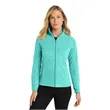 Port Authority Women's Heather Microfleece Full-Zip Jacket.