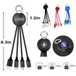 3-in-1 Braided Keychain Data Cable
