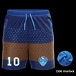 Women's Standard Length Training Sublimated Shorts W/Pockets