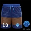 Women's Standard Length Training Sublimated Shorts W/Pockets