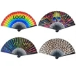 9 Inch Festival Bamboo Folding Hand Fan Decoration