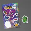 6" x 9" Glitter Sticker Sheet