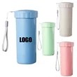 11OZ Eco-Friendly Portable Wheat Straw Bottle Drinking Cup