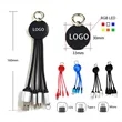 3-in-1 Braided Keychain Data Cable