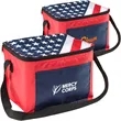 USA Flag PEVA Insulated Lunch Bag