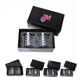 Whiskey Glass Gift Set with Black Box