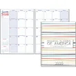 Large Monthly Planner Wire Bound to Cover