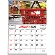 Date Master Half Apron Calendar - 4-Color Imprint