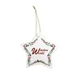 Star Ceramic Holiday Ornament