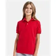 Hanes Youth EcoSmart® Jersey Polo