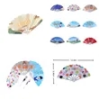 Customized Advertising plastic folding Fans