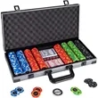 Aluminum Case Poker Set W/400 Clay Chips