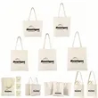 Reusable Cotton Canvas Tote Bag Custom Logo Printable
