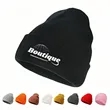 Custom Embroidered Knit Beanie For Fall And Winter