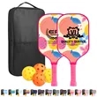 Custom Full Color Pickleball Racket Paddle & Ball Set w/ Car