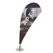 Micro Teardrop Sail Sign Flag Kit (Single-Sided)
