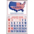 Date Finder Half Apron Calendar - 2-Color Imprint
