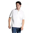 Caddy  Men's Pique Mesh Polo With Pocket