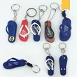 Cushioned PVC Flip-Flop Keychains