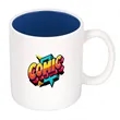 450 Ml. (15 Fl. Oz.) 'C' Handle Two-Tone Mug