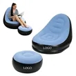 Inflatable Lounge Sofa With Foot Stool