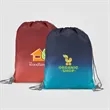 210D Polyester Ombre Drawstring Bag - 6L