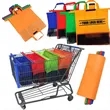 Reusable Shopping Cart Grocery Organizer Bag Set Of 4