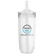 16 oz Simone Acrylic Travel Tumbler with Wide Straw