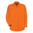 Red Kap Men's Enhanced Visibility Long Sleeve Work Shirt