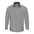 Red Kap Men's Performance Plus Long Sleeve Shirt with Oil...