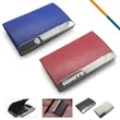 Agre Curved Leather Business Card Case