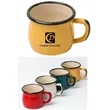 12oz Round Enamel Camping Coffee Mug