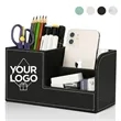 Desk Organizer Office Supplies Caddy Pu Leather