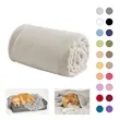 Embroidered Ultra Soft Pet Blanket