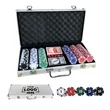 300 Piece Personalized Poker Chip Set with Case