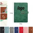 Soft-Touch Suede Leather Magnetic Business Notebook