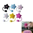 Star Silicone Straw Topper