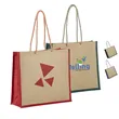 Stylish Jute Tote with Rope Handles