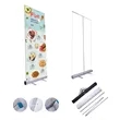 Roll Up Retractable Banner Stand with 32"x71" Custom Print