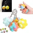 Push Bubble Squeeze Ball Toy Key Chain