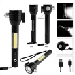 Safety Tool With Rechargeable COB Flashlight 2.0